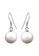925 Signature white 925 SIGNATURE Lady Pearl Earrings-Silver/Pearl White 6F8FBAC88864BFGS_1