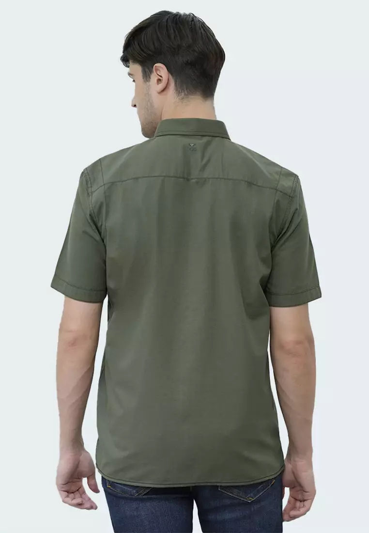 LGS - Lucas Collection - Kemeja Casual Pria Regular Fit - Katun - Lengan Pendek - CSH.271.S1097