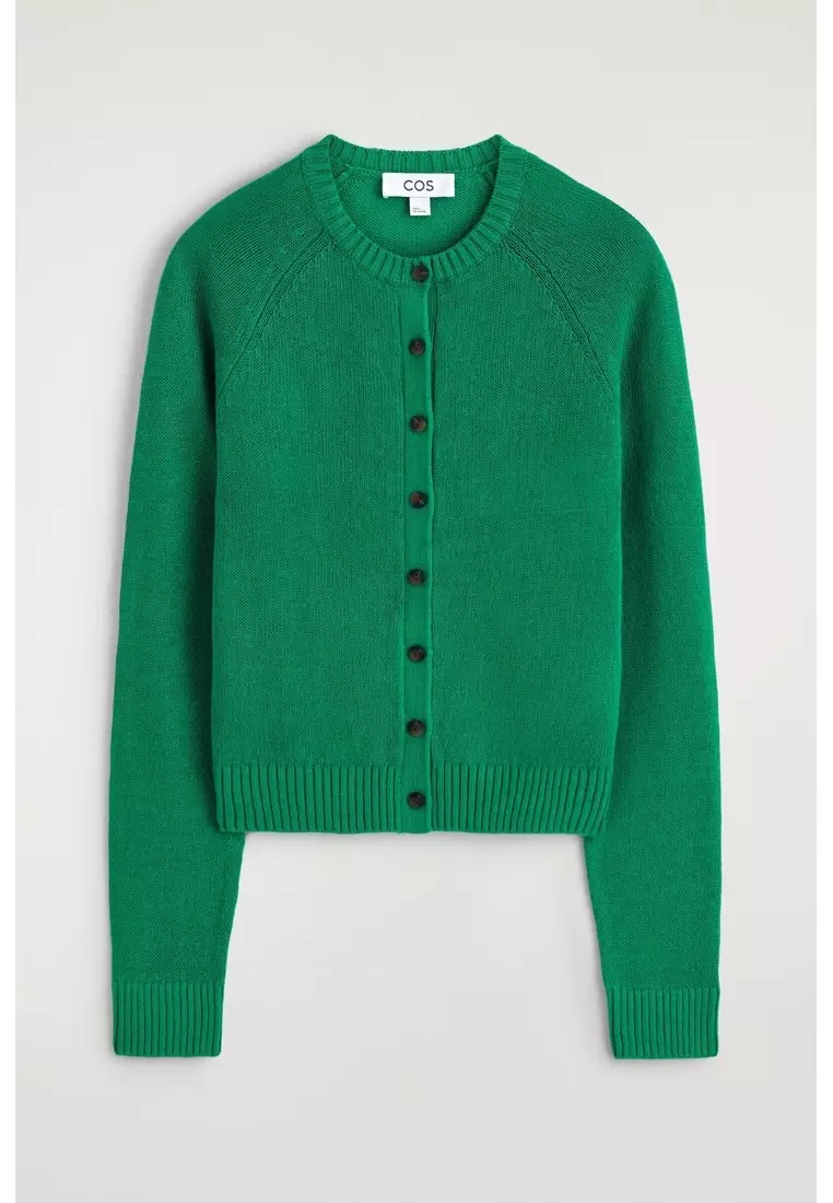 KNITTED LINEN CARDIGAN