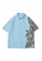 Twenty Eight Shoes blue VANSA Digital Bear Stitching Short-Sleeved Shirt VCW-Sh2304 0DB50AA1A846F8GS_1