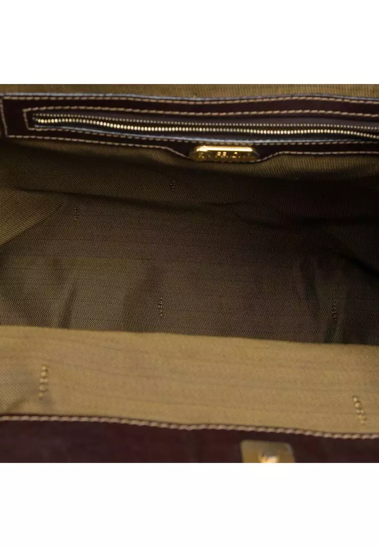 Pre-Loved Fendi Zucca Canvas Tote