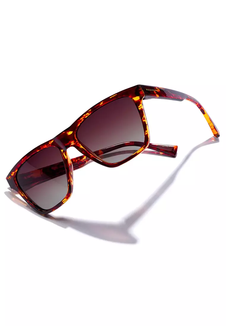HAWKERS One Ls Rodeo Polarized Carey Brown Sunglasses For Men And Women, Unisex. Official Product Designed In Spain