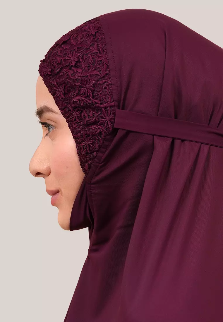 Siti Khadijah Telekung Modish Freya in Fig