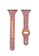 Kings Collection red Houndstooth Genuine Leather Apple Watch Band 42MM / 44MM (for small wrist) (KCWATCH1063) DB34CAC402A8AAGS_1
