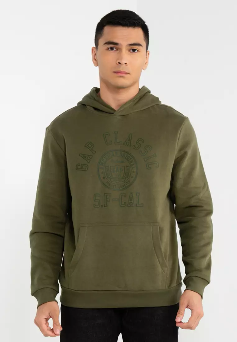 Olive green gap outlet hoodie