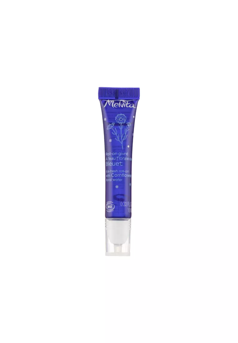MELVITA Ice-fresh Roll-on with Cornflower Floral Water - Eye Contour 10ml