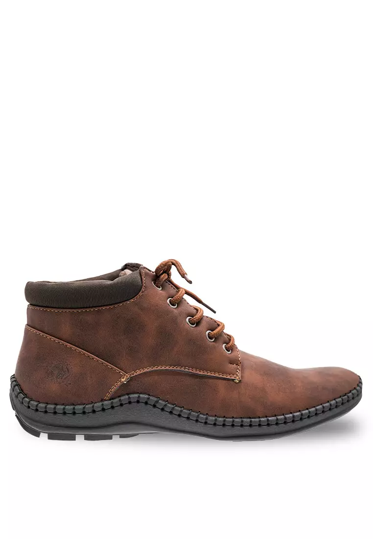 Discount on Green Point Club  shoes - SKU: Green Point Club Lace Up Boots
