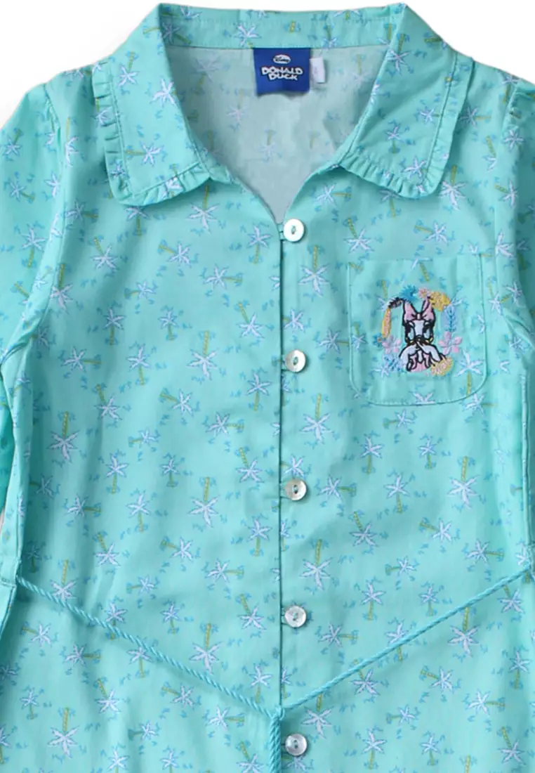 Maxi Dress/ Ghamis Anak Perempuan Green/ Daisy Sweet Summer