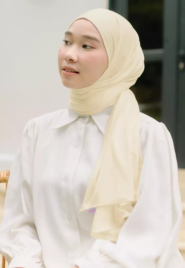 Tana Shawl Yellow Cream