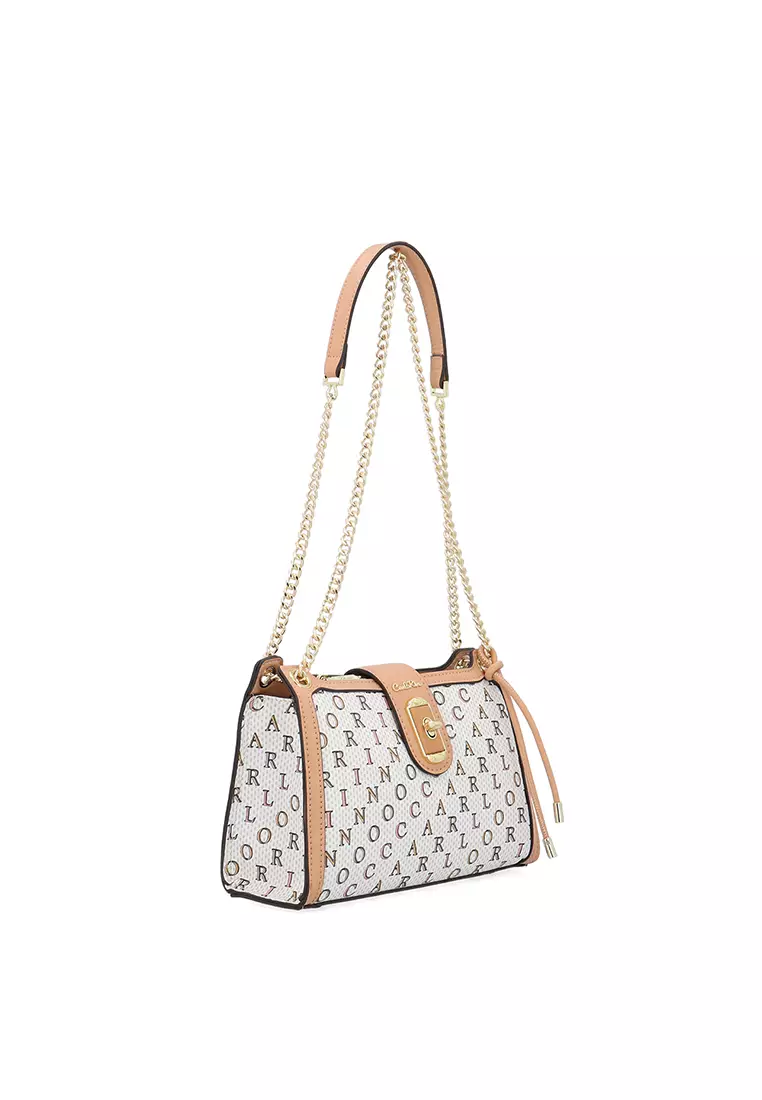 Elevate C 2 Way Shoulder Bag - Dark Beige