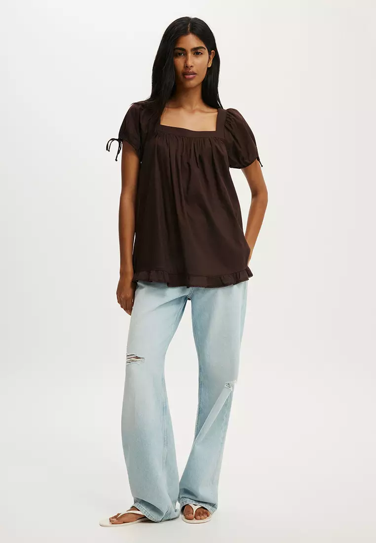 Eliza Babydoll Tunic Top