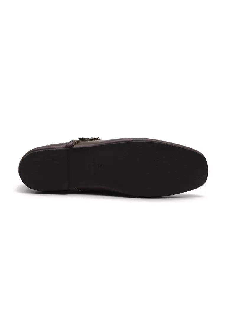Melliji Maryjane Flats (1cm) - Dark Brown