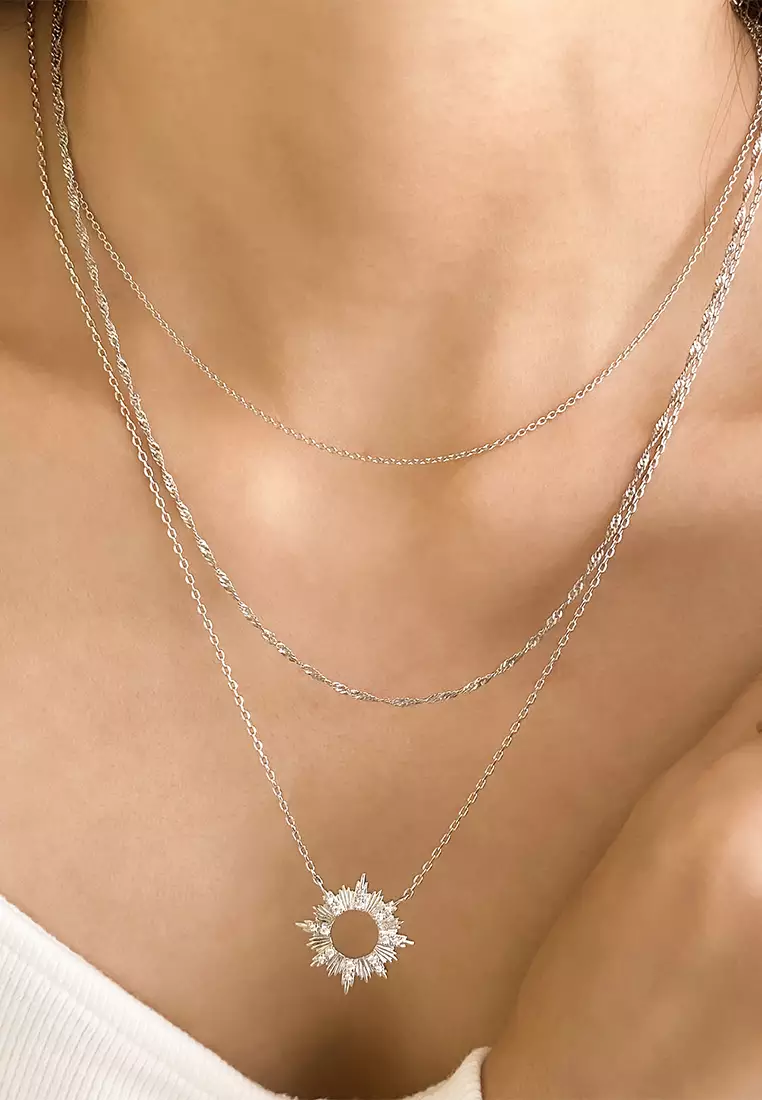 Wanderlust on sale necklace silver