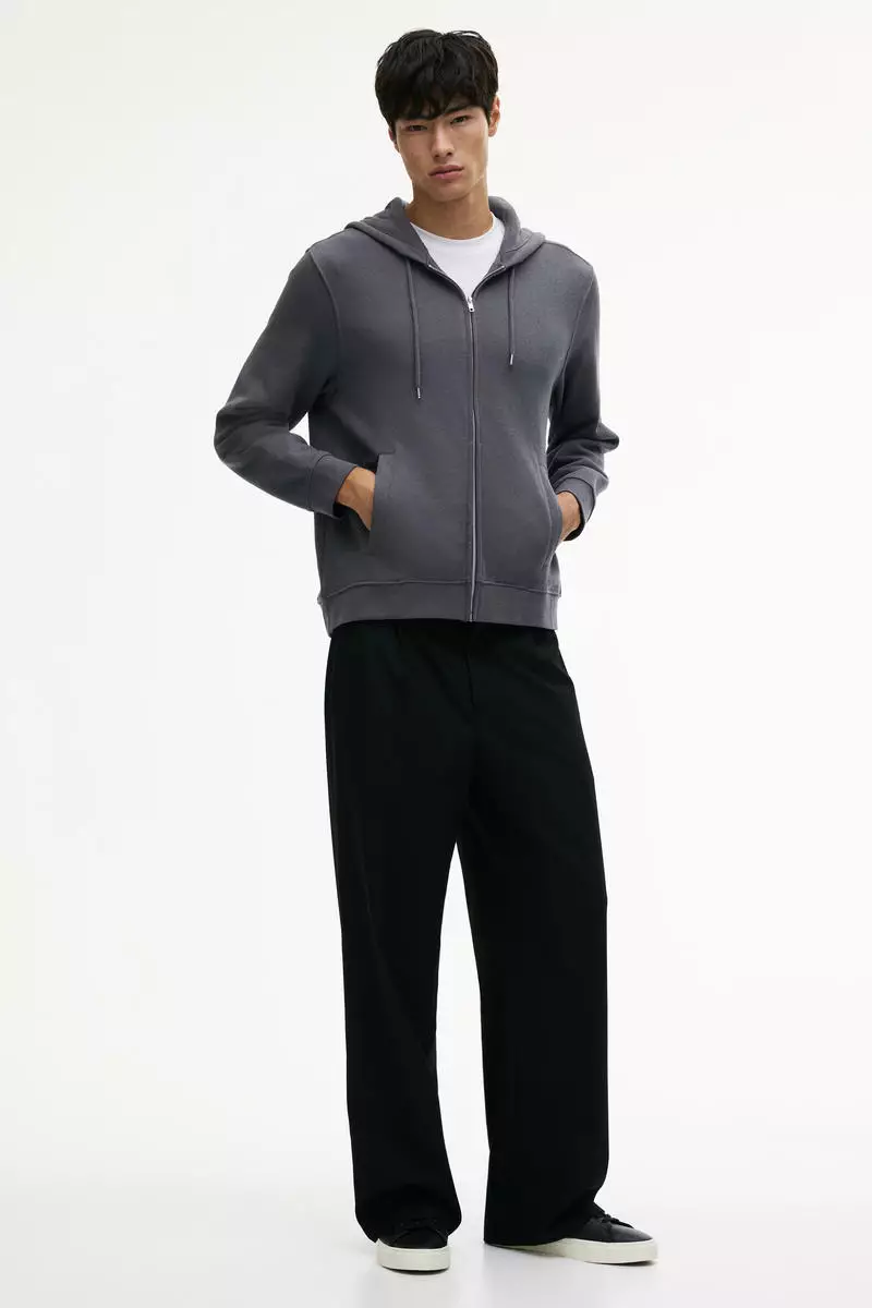 Regular Fit Zip-through hoodie