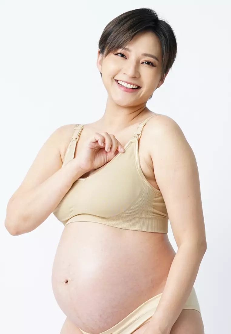 9months Maternity Neutral Plus Size Nursing Bra 2024