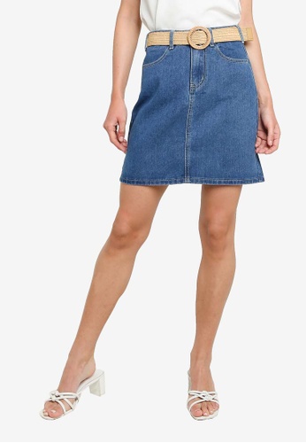 Zalora denim skirt clearance