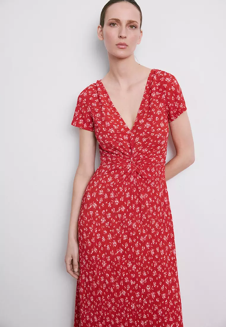 Printed Midi-Dress
