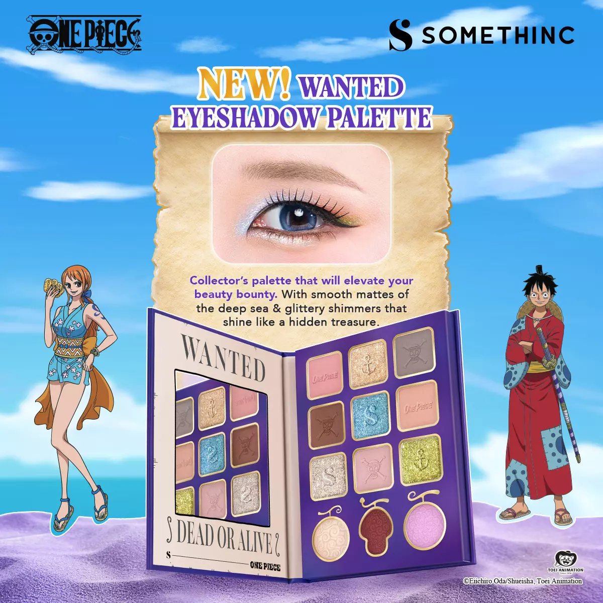 SOMETHINC WANTED Eyeshadow Palette - One Piece Edition