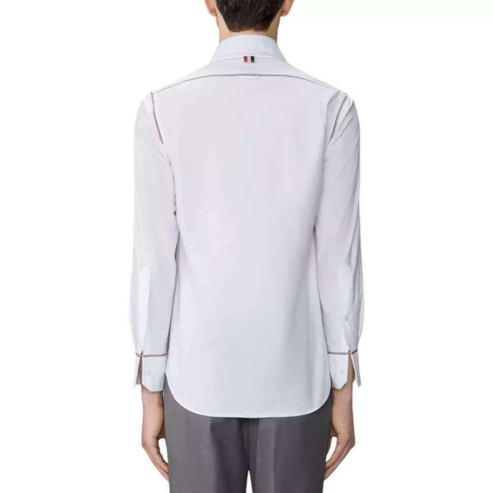 [12.12 Dealcember] RWB Trim Longsleeves Shirt White