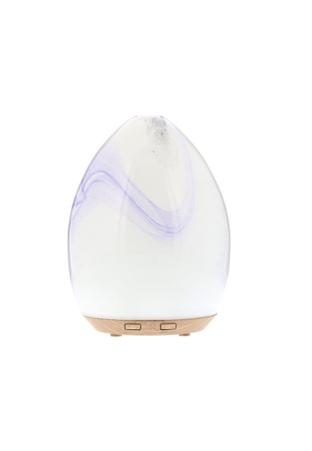 Now Foods Now Foods, Ultrasonic Hand-blown Glass Swirl Oil Diffuser 431D9ES7B453EDGS_1