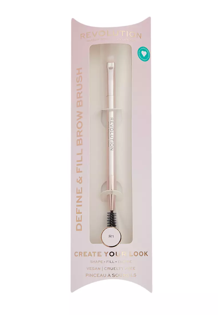 Revolution Create Define & Fill Brow Brush R1