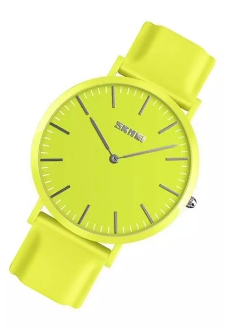 Jam Tangan Analog Pria Couple Waterproof 30m Strap Tali Material Silikon LS50 Big ORIGINAL