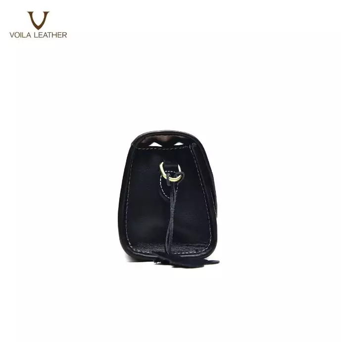 VOILA LEATHER Tas Selempang Wanita Kulit Asli Genuine Leather Sling Bag STELLA Black