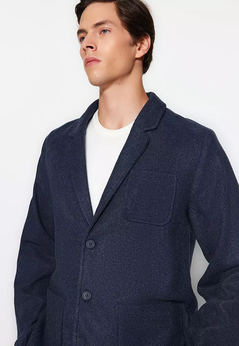 Wool discount casual blazer