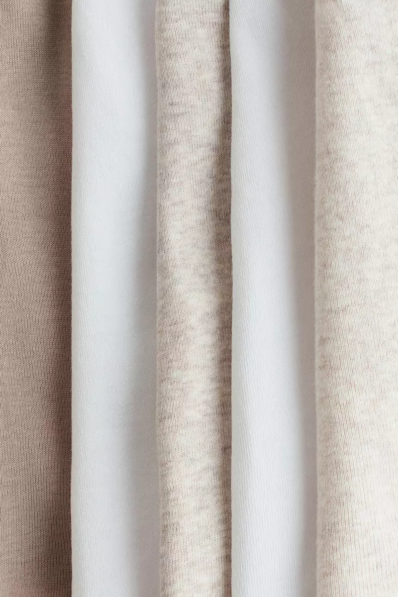 5-pack foldover-waist trousers