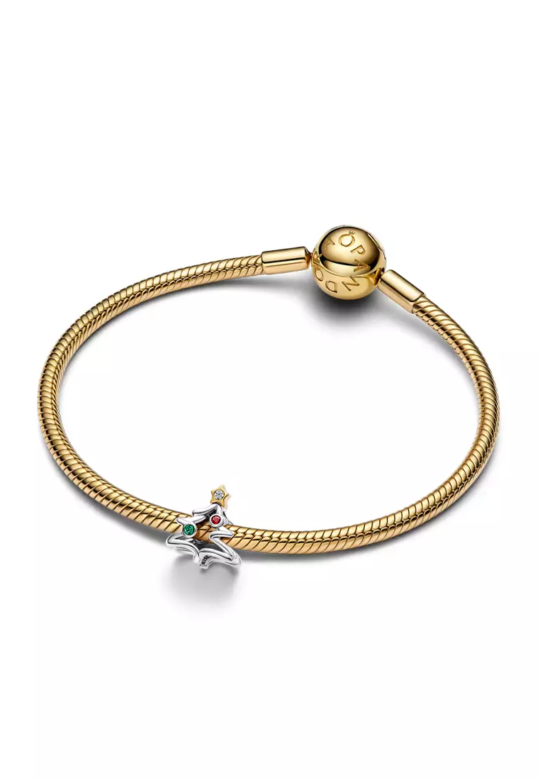 Pandora 14K Gold Plated Christmas Tree Charm