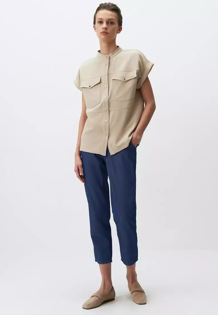 Sleeveless Pocket Vest