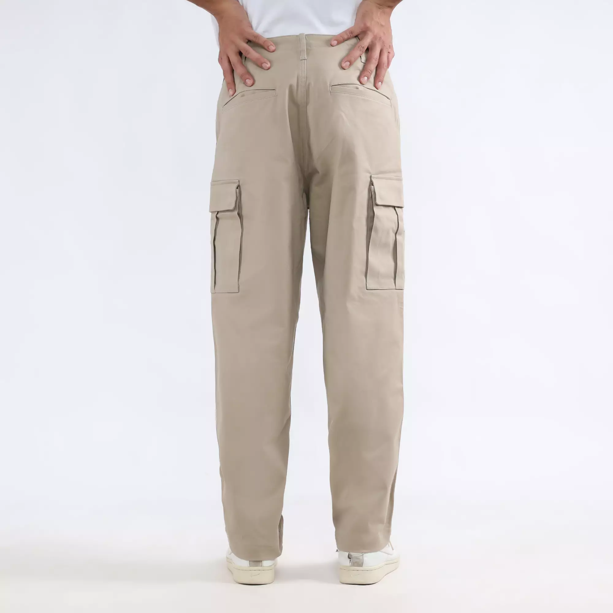 LARUSSO - Portofino Cargo Long Pants - Light Khaki