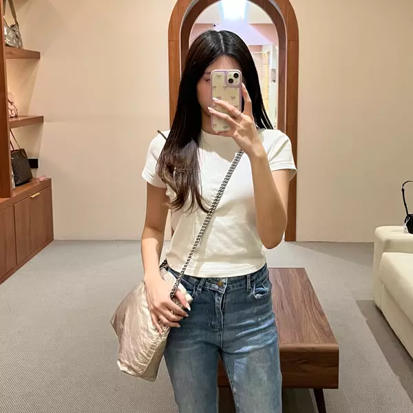 Tas BALENCIAGA CRUSH GHW CHAIN CALFSKIN GOLD TOTE BAG SMALL 100% ORIGINAL