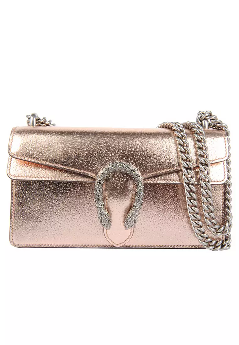 Gucci Dionysus Gg Crossbody Bag for Women in Gold