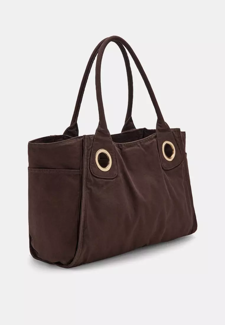 Canvas Bag With Eyelets