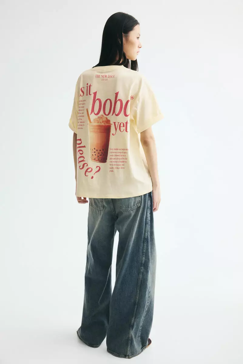 Oversized printed T-shirt