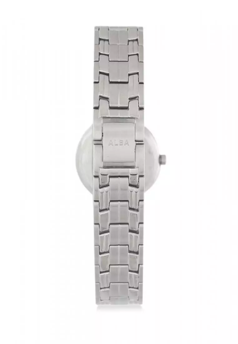 Jam Tangan Wanita Alba Original Garansi Resmi Strap Stainless Steel Silver ATAN09 ATAN09X1 Silver
