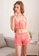 LYCKA pink LCB2154-Lady Casual Pajamas Two Pieces Set-Pink 2C538AA1B20872GS_3
