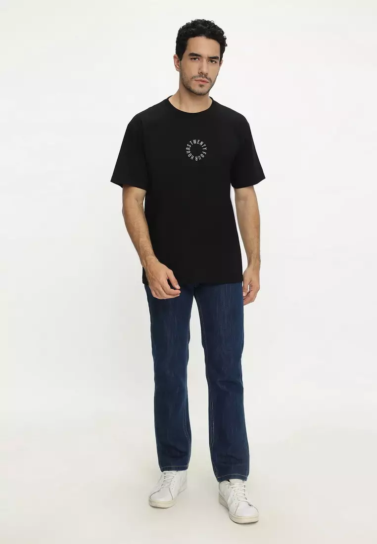 NX T-Shirt Cotton Combed Tebal Pria 207370231