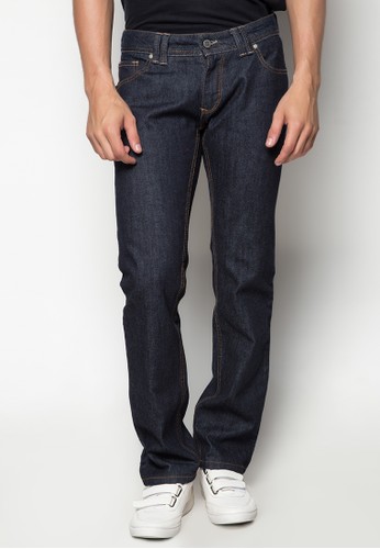 Low-Rise Slim Fit Jeans (Blue)