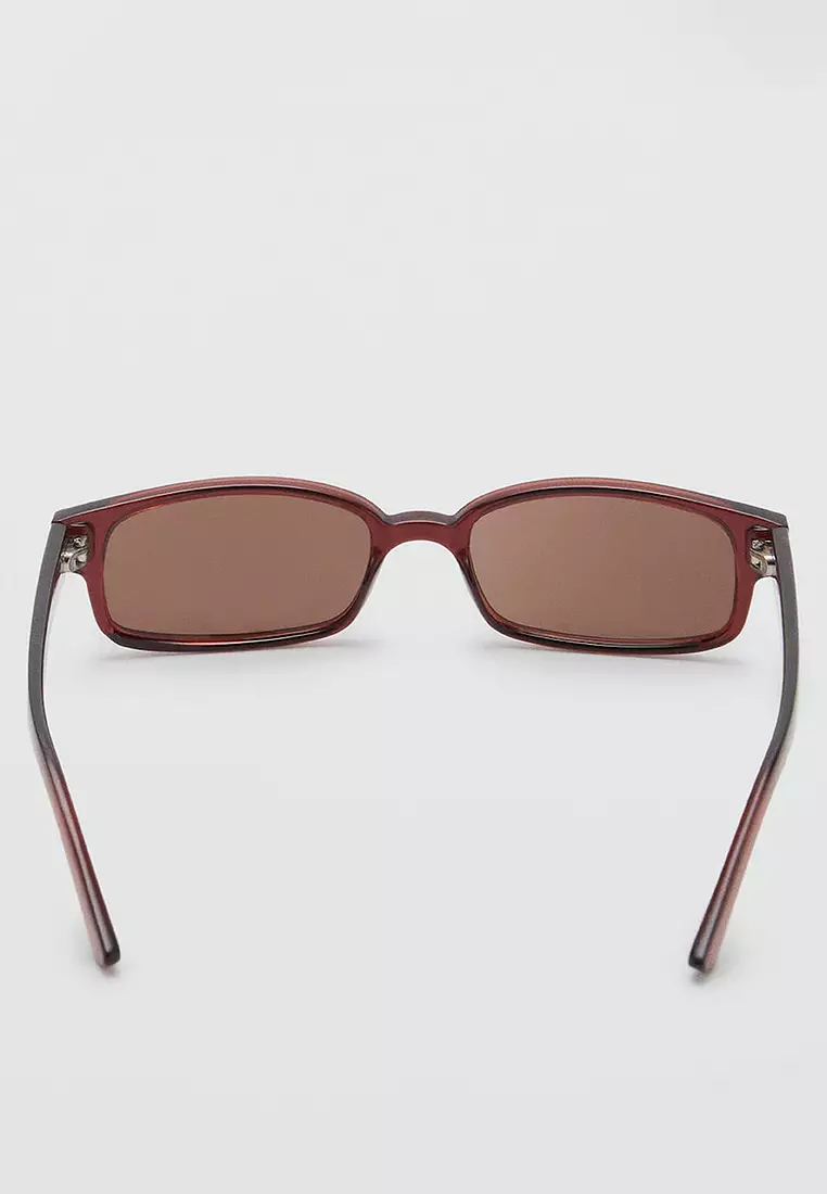 Rectangular-Frame Sunglasses