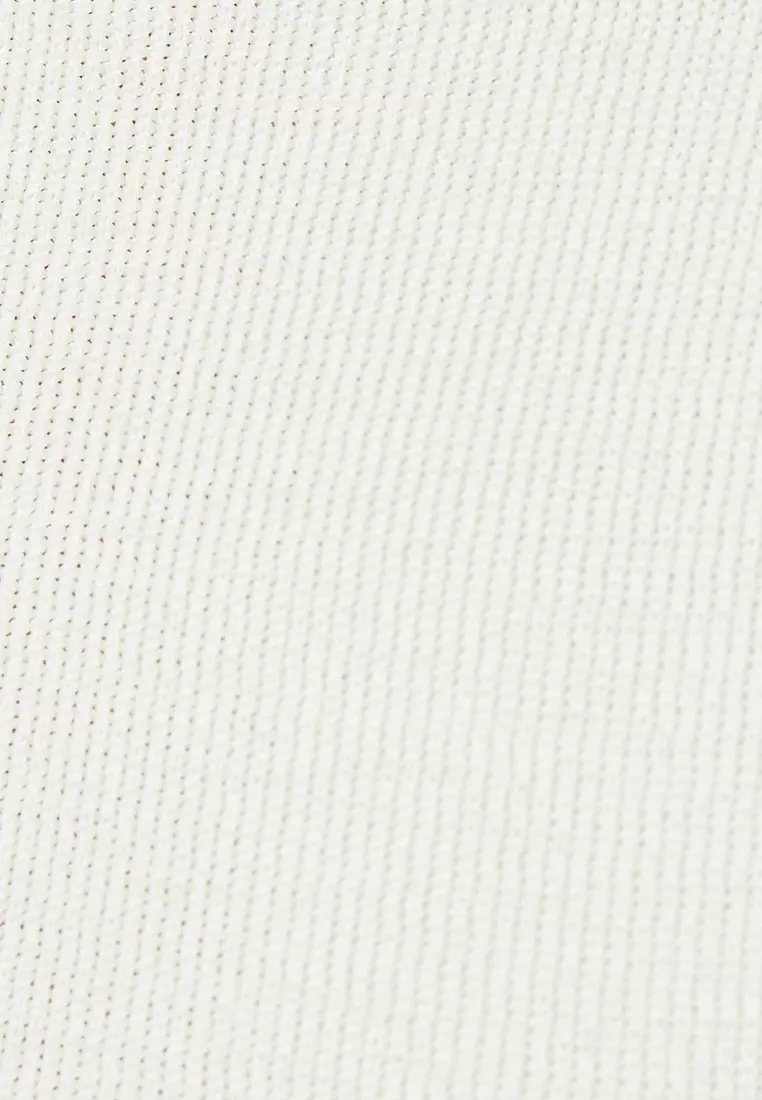 Sleeveless Mock Neck Rib Top