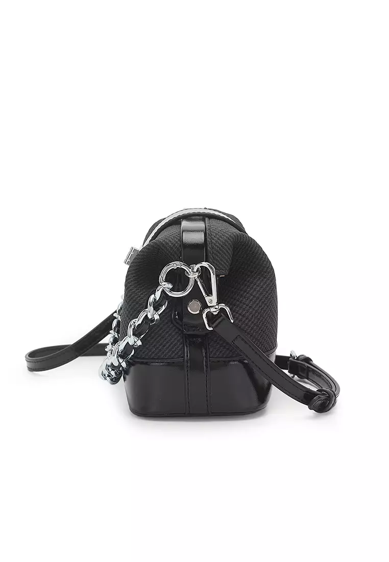 Women's Top Handle Bag / Sling Bag / Crossbody Bag / Shoulder Bag - Black