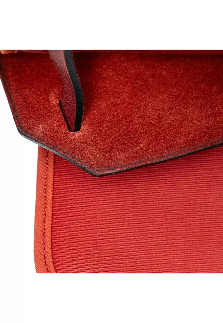 Pre-Loved Hermès Toile Herbag Zip 31