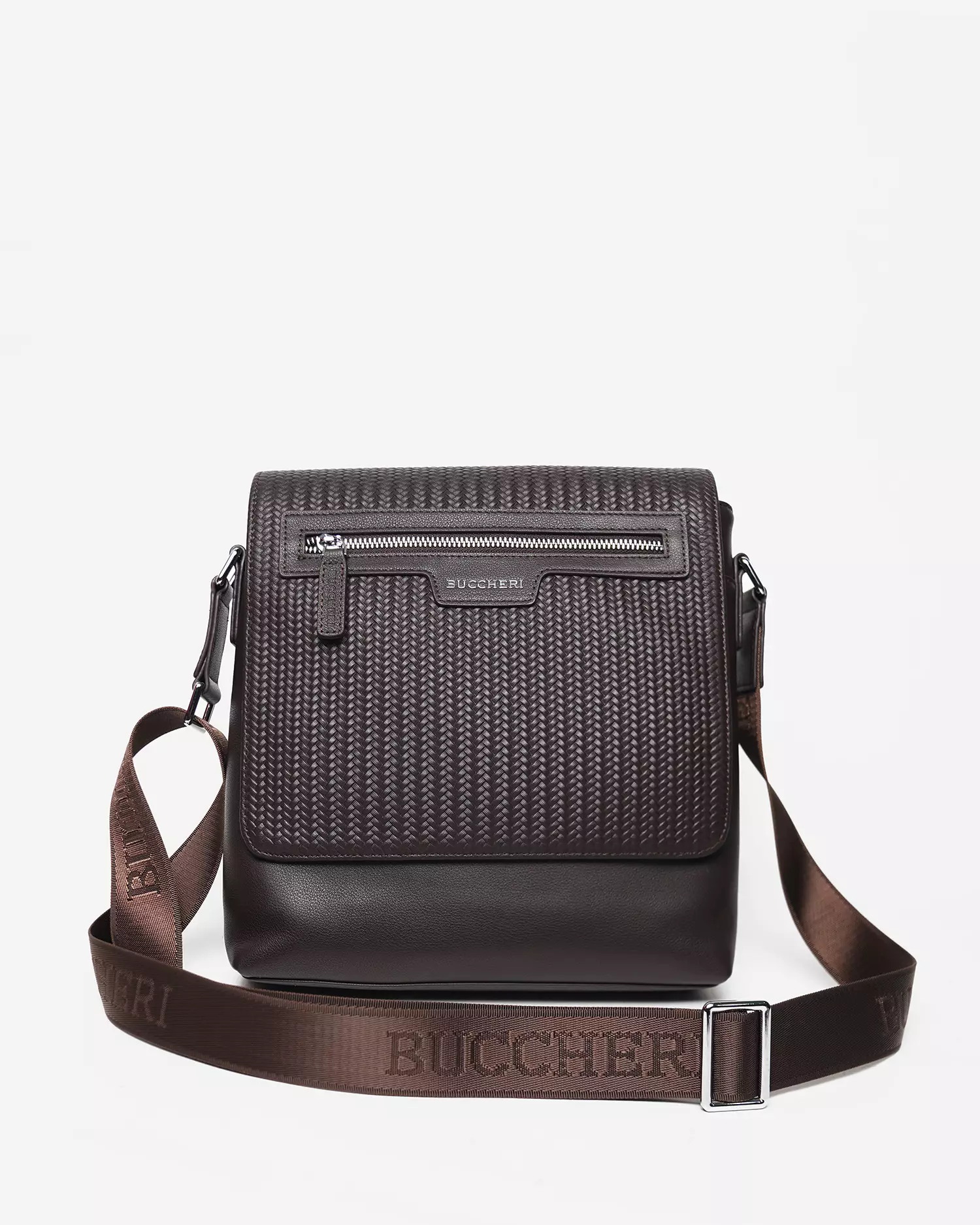 Buccheri George Sling Bag Men Brown