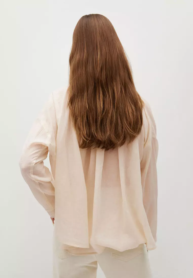 Textured Cotton Blouse