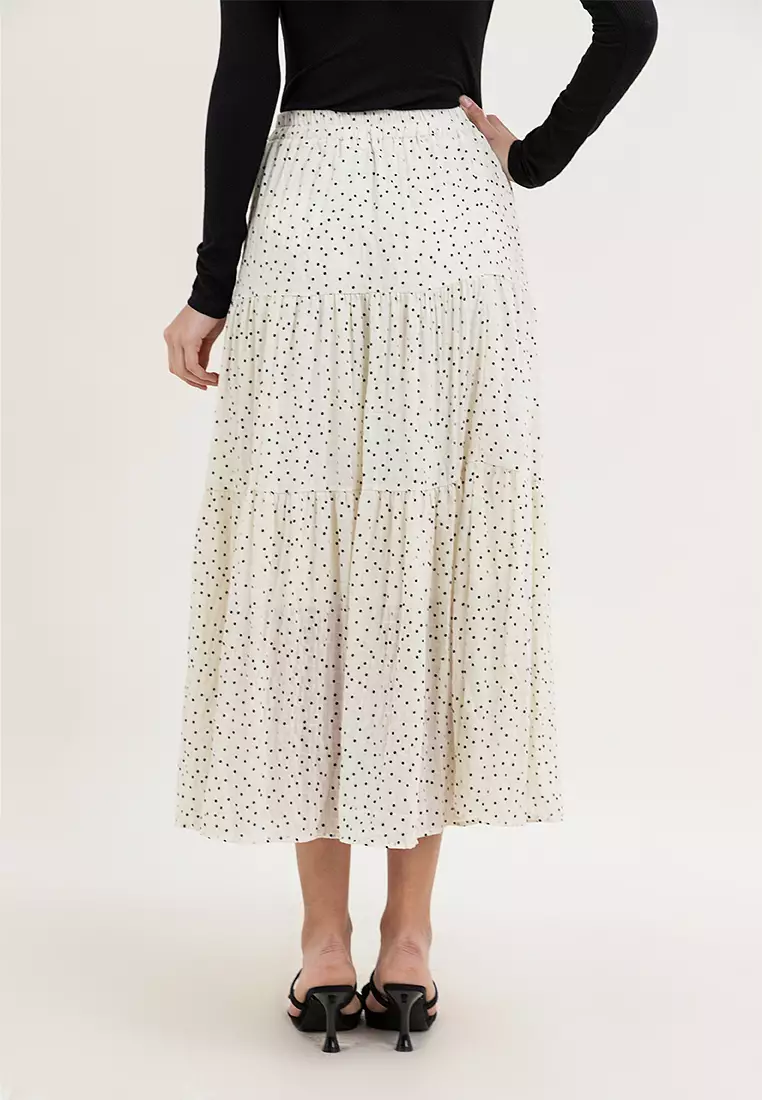 Carina Polka Dots Long Skirt
