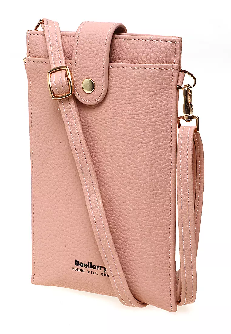 Tas Selempang Wanita Sling Bag Mini Design Dompet Tipis Multifungsi Material Leather Kulit ORIGINAL