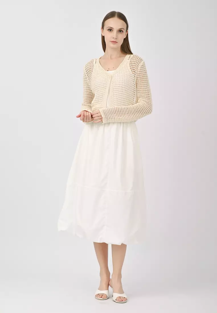 Eyelet Outer Cardigan