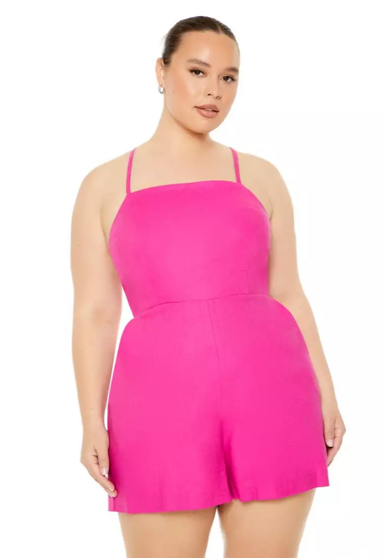 Forever 21 pink romper new arrivals